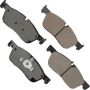 Akebono EUR1838 Akebono EURO Ultra Premium Ceramic Disc Brake Pad Kit