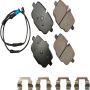 Akebono EUR1850A Akebono EURO Ultra Premium Ceramic Disc Brake Pad Kit