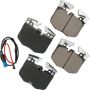 Akebono EUR1867 Akebono EURO Ultra Premium Ceramic Disc Brake Pad Kit