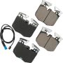 Akebono EUR1867A Akebono EURO Ultra Premium Ceramic Disc Brake Pad Kit