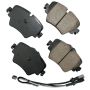 Akebono EUR1892 Akebono EURO Ultra Premium Ceramic Disc Brake Pad Kit