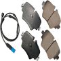 Akebono EUR1892A Akebono EURO Ultra Premium Ceramic Disc Brake Pad Kit