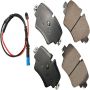 Akebono EUR1892B Akebono EURO Ultra Premium Ceramic Disc Brake Pad Kit