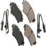 Akebono EUR1898A Akebono EURO Ultra Premium Ceramic Disc Brake Pad Kit
