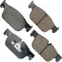 Akebono EUR1924 Akebono EURO Ultra Premium Ceramic Disc Brake Pad Kit