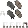 Akebono EUR2136 Akebono EURO Ultra Premium Ceramic Disc Brake Pad Kit