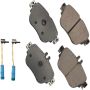 Akebono EUR2163 Akebono EURO Ultra Premium Ceramic Disc Brake Pad Kit