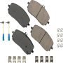 Akebono EUR2209 Akebono EURO Ultra Premium Ceramic Disc Brake Pad Kit