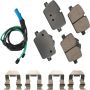 Akebono EUR2221 Akebono EURO Ultra Premium Ceramic Disc Brake Pad Kit