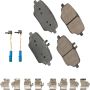 Akebono EUR2235 Akebono EURO Ultra Premium Ceramic Disc Brake Pad Kit