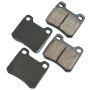 Akebono EUR335 Akebono EURO Ultra Premium Ceramic Disc Brake Pad Kit
