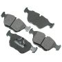 Akebono EUR394 Akebono EURO Ultra Premium Ceramic Disc Brake Pad Kit