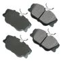 Akebono EUR423 Akebono EURO Ultra Premium Ceramic Disc Brake Pad Kit