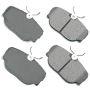 Akebono EUR493 Akebono EURO Ultra Premium Ceramic Disc Brake Pad Kit