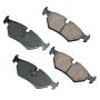 Akebono EUR517 Akebono EURO Ultra Premium Ceramic Disc Brake Pad Kit