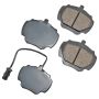 Akebono EUR518 Akebono EURO Ultra Premium Ceramic Disc Brake Pad Kit