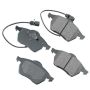 Akebono EUR555 Akebono EURO Ultra Premium Ceramic Disc Brake Pad Kit