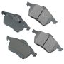 Akebono EUR555A Akebono EURO Ultra Premium Ceramic Disc Brake Pad Kit