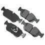 Akebono EUR558 Akebono EURO Ultra Premium Ceramic Disc Brake Pad Kit