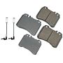 Akebono EUR561 Akebono EURO Ultra Premium Ceramic Disc Brake Pad Kit