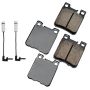 Akebono EUR603 Akebono EURO Ultra Premium Ceramic Disc Brake Pad Kit