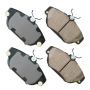 Akebono EUR634 Akebono EURO Ultra Premium Ceramic Disc Brake Pad Kit