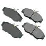 Akebono EUR676 Akebono EURO Ultra Premium Ceramic Disc Brake Pad Kit
