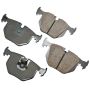 Akebono EUR683 Akebono EURO Ultra Premium Ceramic Disc Brake Pad Kit