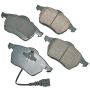 Akebono EUR687 Akebono EURO Ultra Premium Ceramic Disc Brake Pad Kit