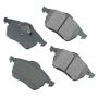 Akebono EUR687A Akebono EURO Ultra Premium Ceramic Disc Brake Pad Kit