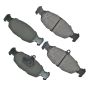 Akebono EUR688 Akebono EURO Ultra Premium Ceramic Disc Brake Pad Kit