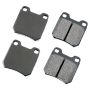 Akebono EUR709 Akebono EURO Ultra Premium Ceramic Disc Brake Pad Kit