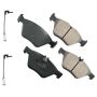 Akebono EUR710 Akebono EURO Ultra Premium Ceramic Disc Brake Pad Kit