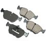 Akebono EUR725 Akebono EURO Ultra Premium Ceramic Disc Brake Pad Kit