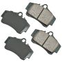 Akebono EUR738 Akebono EURO Ultra Premium Ceramic Disc Brake Pad Kit