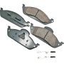 Akebono EUR760 Akebono EURO Ultra Premium Ceramic Disc Brake Pad Kit