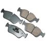 Akebono EUR781 Akebono EURO Ultra Premium Ceramic Disc Brake Pad Kit