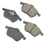Akebono EUR836 Akebono EURO Ultra Premium Ceramic Disc Brake Pad Kit