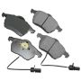 Akebono EUR840 Akebono EURO Ultra Premium Ceramic Disc Brake Pad Kit