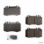 Akebono EUR847 Akebono EURO Ultra Premium Ceramic Disc Brake Pad Kit