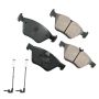 Akebono EUR853 Akebono EURO Ultra Premium Ceramic Disc Brake Pad Kit