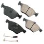 Akebono EUR853A Akebono EURO Ultra Premium Ceramic Disc Brake Pad Kit
