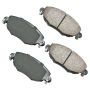 Akebono EUR910 Akebono EURO Ultra Premium Ceramic Disc Brake Pad Kit