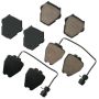 Akebono EUR912A Akebono EURO Ultra Premium Ceramic Disc Brake Pad Kit