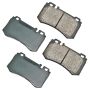 Akebono EUR984 Akebono EURO Ultra Premium Ceramic Disc Brake Pad Kit