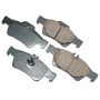 Akebono EUR986 Akebono EURO Ultra Premium Ceramic Disc Brake Pad Kit