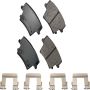Akebono SDF1057 Akebono Severe Duty Ultra Premium Ceramic Disc Brake Pad Kit