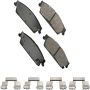 Akebono SDF1194 Akebono Severe Duty Ultra Premium Ceramic Disc Brake Pad Kit
