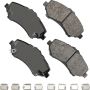 Akebono SDF1273 Akebono Severe Duty Ultra Premium Ceramic Disc Brake Pad Kit