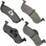 Akebono SDF1279 Akebono Severe Duty Ultra Premium Ceramic Disc Brake Pad Kit